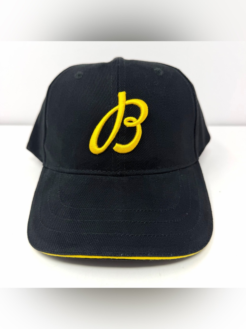 Breitling Watches 1884 Official B Logo Promo AD Cap Straback Hat Black NEW NWOT